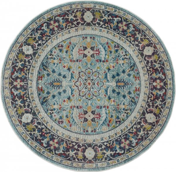 Teppich Nourison Adana 14 teal multicolor