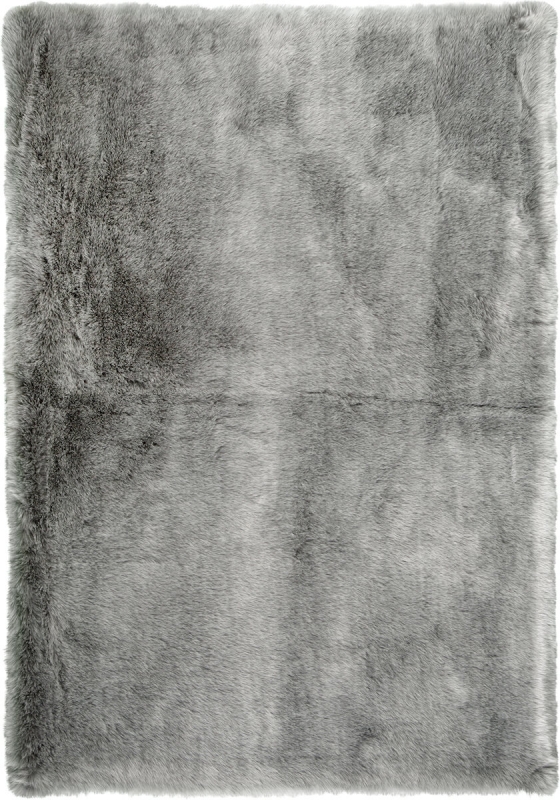 Teppich MonTapis Kunstfell Silber
