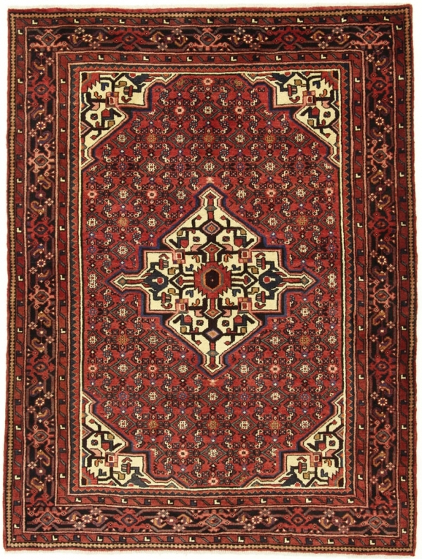 Perserteppich Hosseinabad rot (153x205cm)