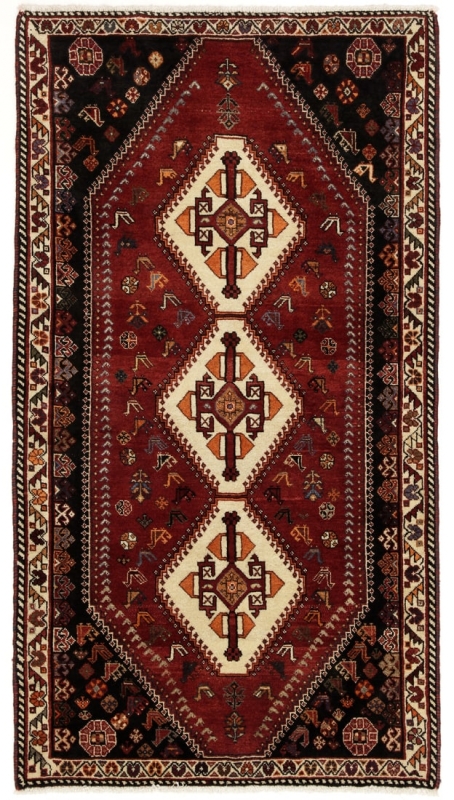 Perserteppich Shiraz rot (98x180cm)