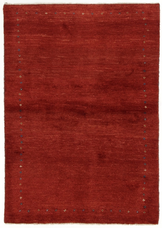 Perserteppich Gabbeh rot (104x150cm)