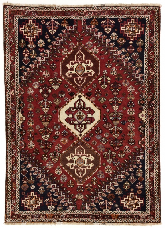 Perserteppich Shiraz rot (120x168cm)