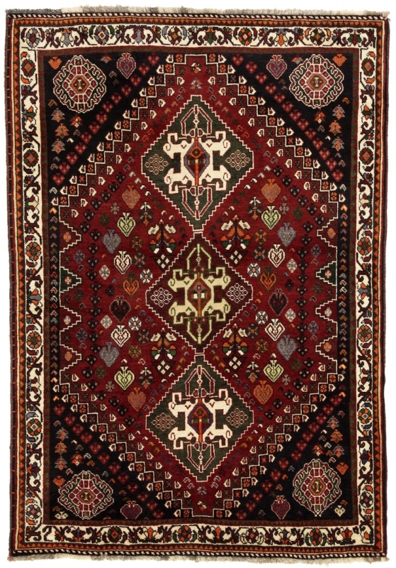 Perserteppich Shiraz rot (115x165cm)