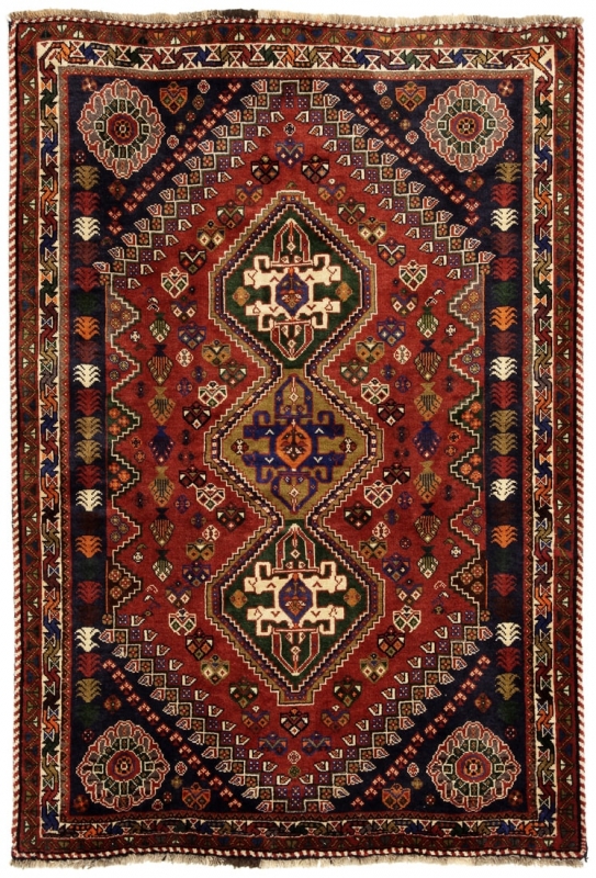 Perserteppich Shiraz rot (120x170cm)