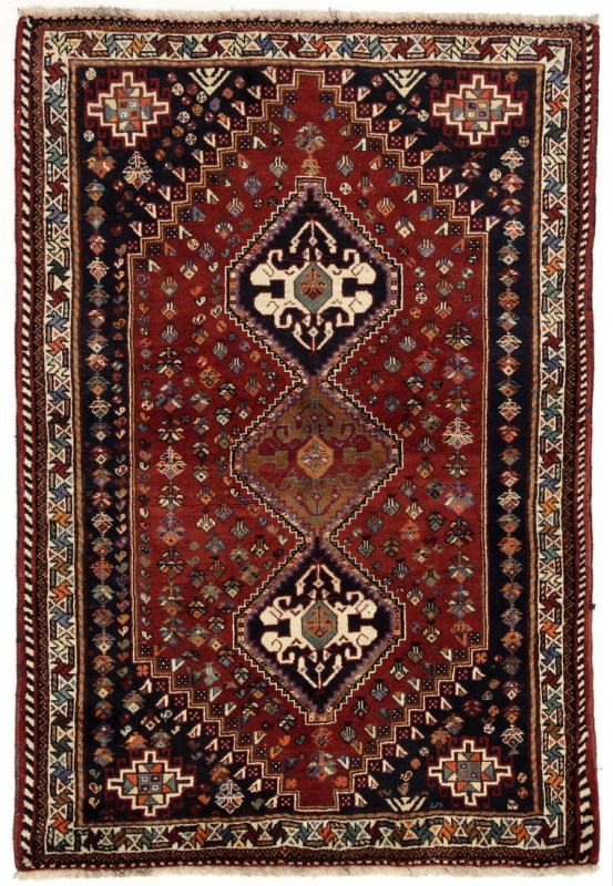 Perserteppich Shiraz rot (114x165cm)
