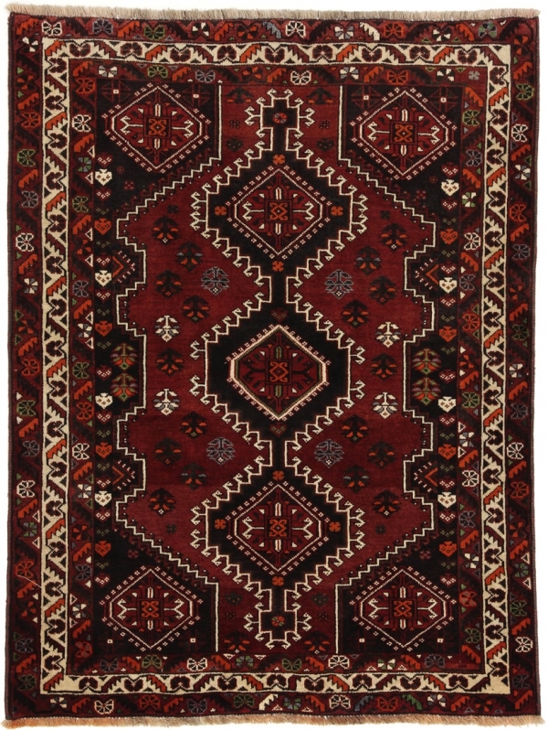 Perserteppich Shiraz rot (115x153cm)