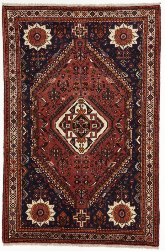 Perserteppich Shiraz rot (112x170cm)