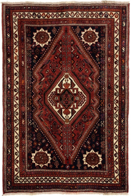 Perserteppich Shiraz rot (110x165cm)