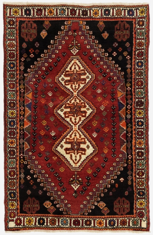 Perserteppich Shiraz rot (110x170cm)