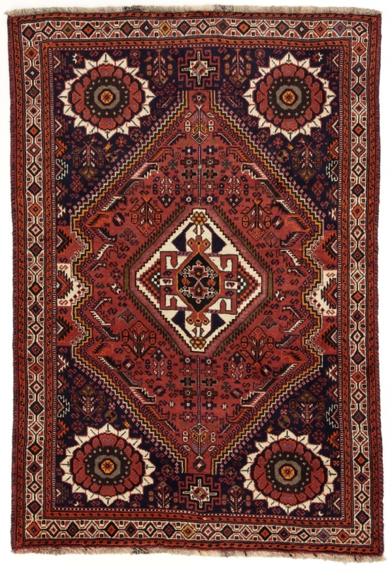 Perserteppich Shiraz rot (110x162cm)