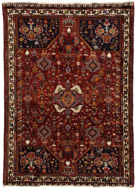 Perserteppich Shiraz rot (125x172cm)
