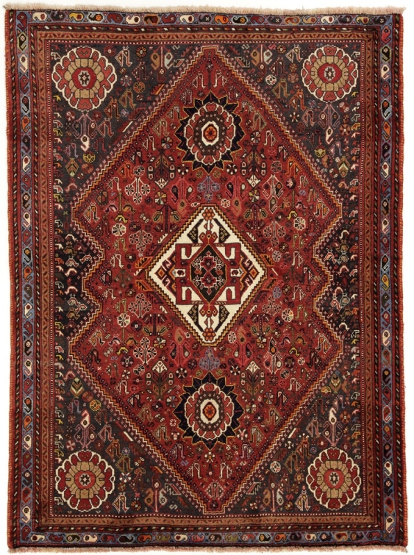 Perserteppich Shiraz rot (120x165cm)