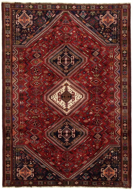 Perserteppich Shiraz rot (198x280cm)