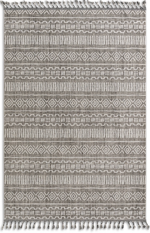 Teppich Astra Ravenna 6624-224-005 Aztekenmuster grau