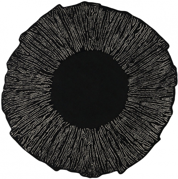 Teppich Toulemonde Bochart Eye Flower noir