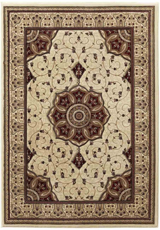 Teppich ThinkRugs Heritage 4400 cream.red
