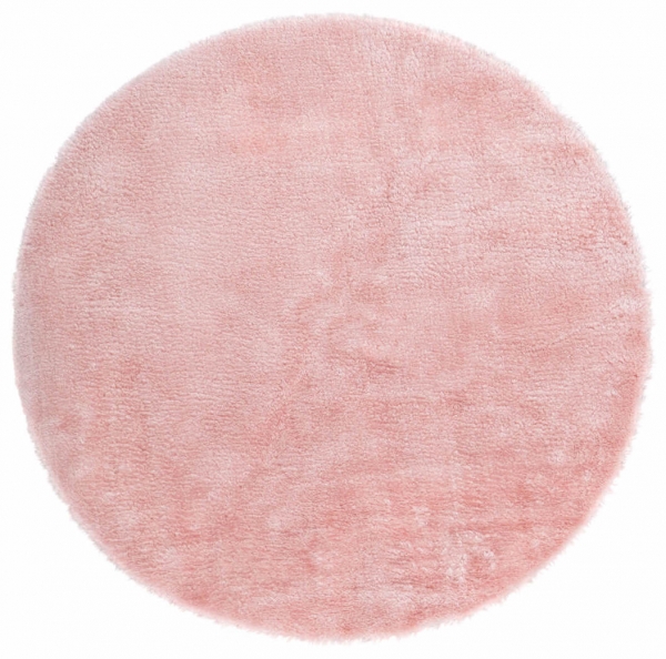 Rug Lambskin round pink