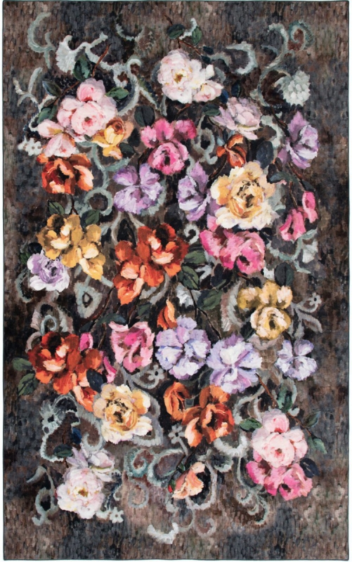 Teppich Designers Guild Tapestry Flower Damson