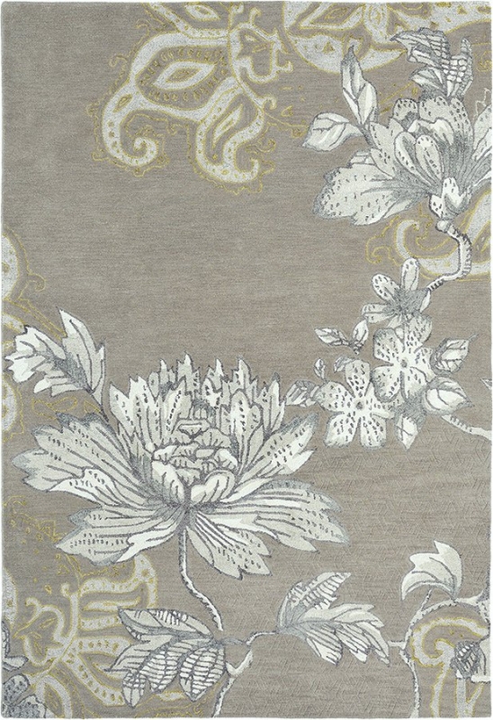Wedgwood Teppich Fabled-Floral grau