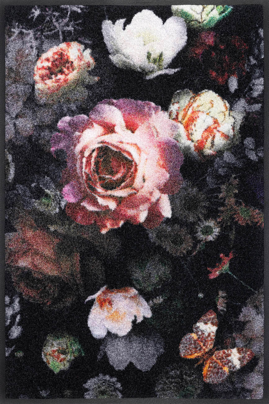 Night Roses wash+dry Teppich